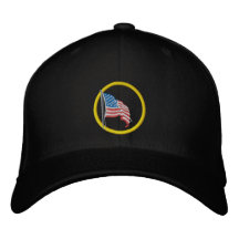 Amerikanische Flagge gestickter Hut Bestickte Baseballcaps