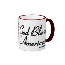 Amerikanische Flagge - Gott segnen Amerika! Teehaferl