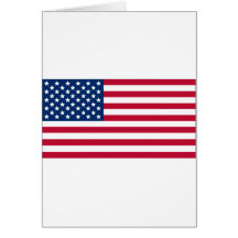 Amerikanische Flagge Grußkarten