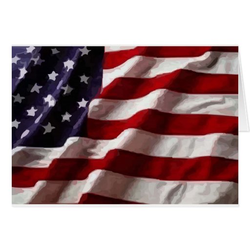 Amerikanische Flagge Grußkarten