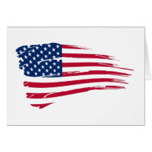 Amerikanische Flagge Karte