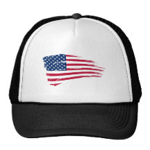 Amerikanische Flagge Netzkappe