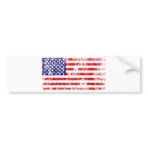 Amerikanische Flagge USA-Schmutz autoaufkleber