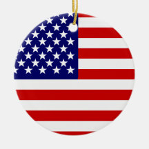 Amerikanische Flagge Weinachtsornamente