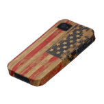 Amerikanische Flaggen-Case-Mate-Fall Vibe iPhone 4 Case
