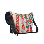 Amerikanische Flaggen-US Flagge-Bote-Tasche Kurier Tasche