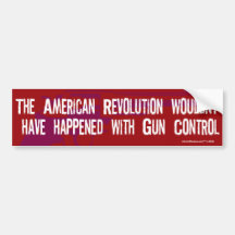 Amerikanische Revolutions-Gewehr-Kontrollen-Stoßau Autoaufkleber