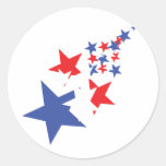 amerikanische Sterne Stickers