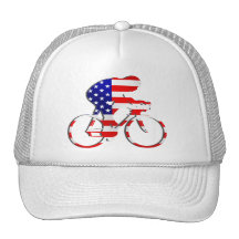 Amerikanische USA, die Radfahrer-Fahrrad-Gang radf Retromütze