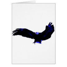 Amerikanische Weißkopfseeadler-Landung Karte