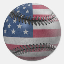 Amerikanischer Baseball Sticker