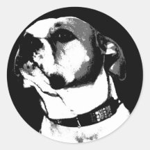 Amerikanischer Bulldoggenaufkleber
