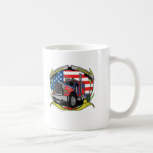 Amerikanischer Fernlastfahrer Teetasse