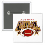 Amerikanischer Fußball Anstecknadelbuttons