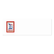 Amerikanischer Patriot-Unabhängigkeitstag-Plakat-G Visitenkarte