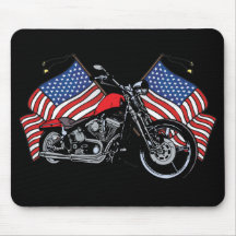 Amerikanischer Radfahrer Mousepad