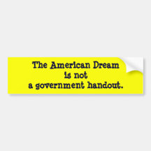 Amerikanischer Traum Autosticker
