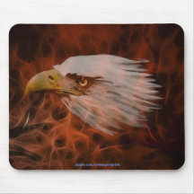 Amerikanischer Weißkopfseeadler-Geist Mousepad