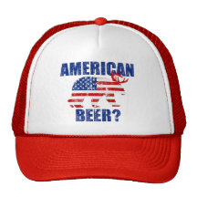 Amerikanisches Bier?  US-Flaggen-Bärn-Rotwild beun Kappen
