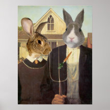 AMERIKANISCHES KANINCHEN-PLAKAT
