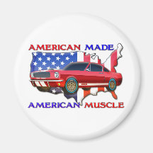 Amerikanisches Muskel-Auto Kühlschrankmagnet