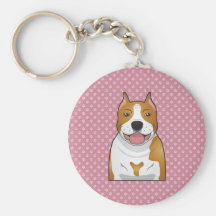Amerikanisches Staffordshire-Terrier-Cartoon Schlüsselbänder