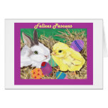 Amigos de Pascua tarjeta (Ostern-Freundkarte)