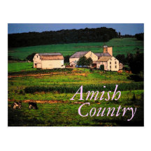 Amische Land-Postkarte