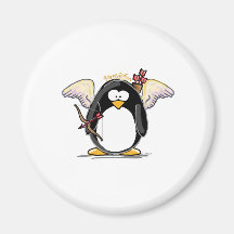 Amor-Pinguin Kühlschrankmagnete