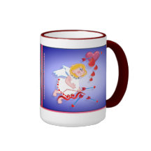 Amor-Trieb für das Herz Kaffeehaferl
