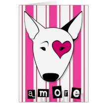 Amore Bullterrier-Karte