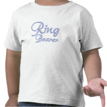 Amore Ring-Träger-Blau-T-Shirt