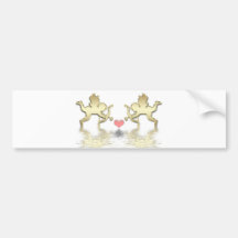 Amoren Postkarte oder Einladung Autosticker