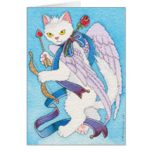 Amorkatze notecard karte