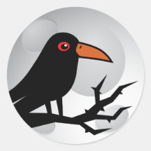 Amsel Goth Rabe/Krähe Aufkleber