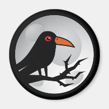 Amsel Goth Rabe/Krähe Kühlschrankmagnet