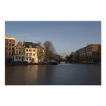 Amstel Fluss, Amsterdam Kunst Photo