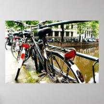 Amsterdam-Fahrrad Posterdrucke