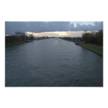 Amsterdam-Rhein Kanal Photo Druck