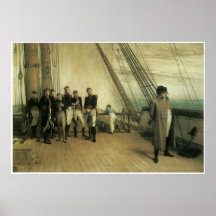 An Bord der HMS Bellerophon 1880 Poster