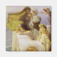 An der Wiege der Aphrodite durch Sir Lawrence Alma Kühlschrankmagnete