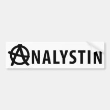 analystin auto aufkleber