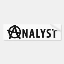 Analytiker Auto Sticker
