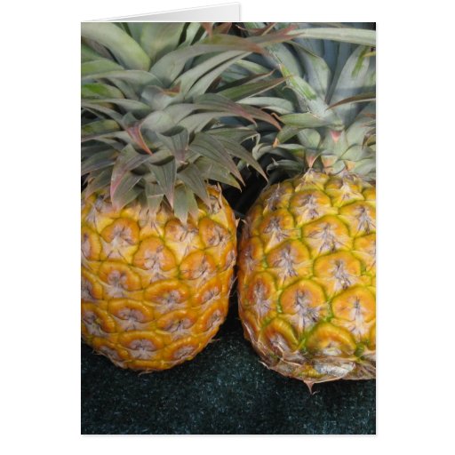 Ananas-Paradies Grußkarte