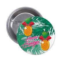 Ananas-Verzierung Anstecknadelbutton