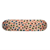 Anarchie-Augapfel-Skateboard Googly Bedrucktes Skateboard