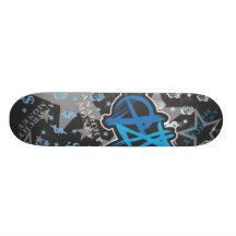 Anarchie-Geld-Skateboard Personalisiertes Skatedeck