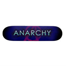 Anarchie-Korona - Blau Personalisierte Skatedecks