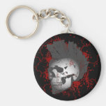 Anarchie-Mohikaner-Schädel Keychain Schlüsselband