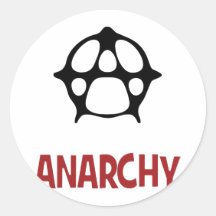 Anarchie! Runde Sticker